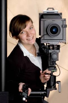 LWL-Azubi Berenika Oblonczyk, Ausbildung zur Fotografin im LWL-Medienzentrum für Westfalen