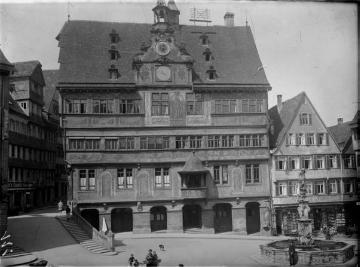 Richard Schirrmann, Wanderfahrten: Tübingen, Altstadt mit Rathaus (Original ohne Angaben), um 1930?