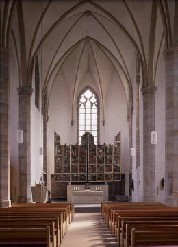 St. Petri-Kirche: Antwerpener Schnitzalter (geschlossener Zustand) mit 36 Tafelbildern, Werkstatt Meister Gielesz (Gilles), vollendet 1521