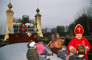 Kinderpogramm am Nikolaustag im Schiffshebewerk Henrichenburg, Westfälisches Landesmuseum für Industriekultur, Waltrop