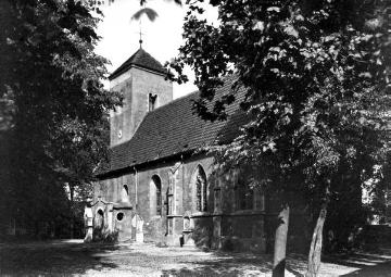 Pfarrkirche St. Clemens ("Alte Kirche"), errichtet ab 1160, Romanik, Ansicht um 1930?
