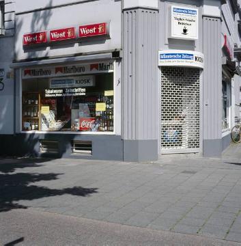 Kiosk an der Warendorfer Straße Ecke Brüderstraße