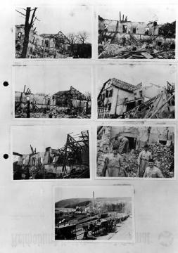 Die Provinzial-Heilanstalt Warstein im Zweiten Weltkrieg: Kriegsschäden nach einem Luftangriff am 22. März 1944.
