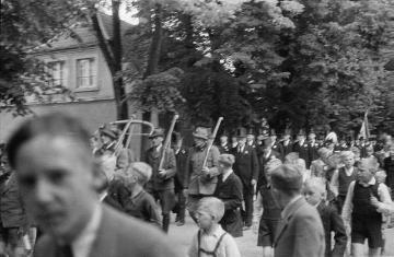 Nottuln, Juni 1949: Schützenfest der St. Antoni-Bruderschaft