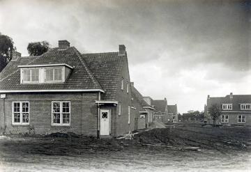 Gronau, Ochtruper Straße: Neu errichtete Siedlung der Bau- und Wohnungsgesellschaft Gronau m.b.H., erbaut um 1929, Aufnahme undatiert, um 1930?