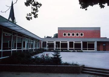 Martin-Luther-Schule, Innenhof des Pavillonbaues