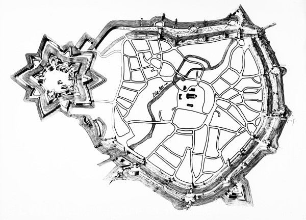04_3024 Pläne und Grafiken zur Entstehung und Befestigung der Stadt Münster