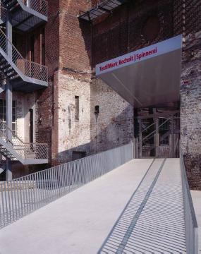 LWL-Industriemuseum "TextilWerk Bocholt", ehemals Spinnweberei Herding, eröffnet 2011 als zweiter Teil des LWL-Textilmuseums Bocholt (Industriestraße 5)
