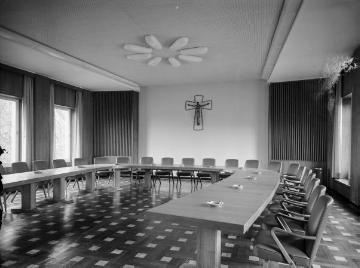 Rathaus Harsewinkel, Sitzungssaal - undatiert, um 1960?