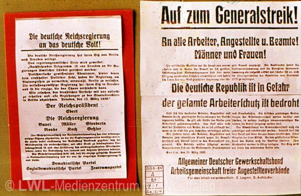 01_5305 MZA-Serie o. Nr. Arbeiterbewegung in der Weimarer Republik (Unterrichtsmaterial nach 1949)