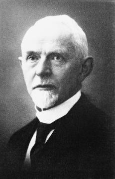 Dr. med. Friedrich Gottlieb Schaefer (1850-1932), Mitglied des Provinziallandtages und 1885-1924 Direktor der Provinzial-Heilanstalt Lengerich.
