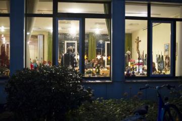 Nikolausfest in Brochterbeck, 1. Advent 2015: Gemeinsames Kaffeetrinken im katholischen Gemeindehaus, Heinz Lienkamp-Platz.