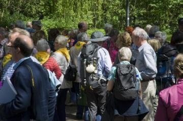 Pilgertreffen in Telgte anlässlich der Eröffnung des Jakobsweges von Bielefeld nach Wesel am 8. Mai 2015