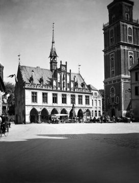 Das alte Rathaus am Marktplatz, um 1930?