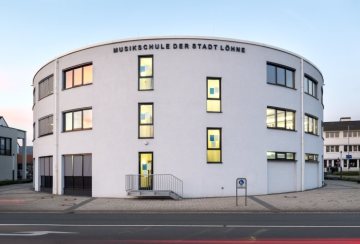 Musikschule Löhne, Findeisenplatz. Dezember 2014.