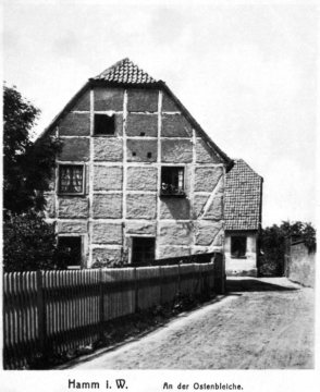 Hamm - die Ostenbleiche um 1910. Undatiert.