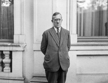 Der Ornithologe und Naturschutzpionier Dr. Hermann Reichling (1890-1948), Direktor des Provinzialmuseums für Naturkunde, Münster (1919-1933 und 1945-1948). Undatiert, geschätzt Anfang 1930er Jahre