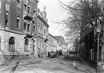 Münster, Generalkommando des VII. Armeekorps an der Kreuzung Grevener Straße - Wilhelmstraße, undatiert.
