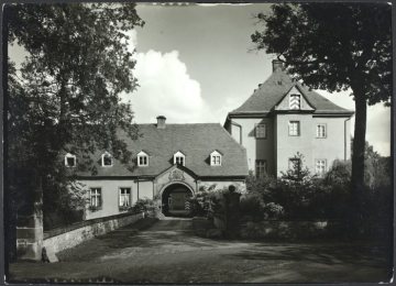 Brilon-Alme, Schloss Alme, Einfahrt, undatiert
