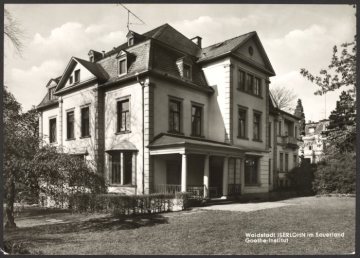 Das Goethe-Institut in der Waldstadt Iserlohn, 1999 geschlossen