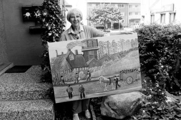 Hobbymalerin Inge Neges-Schrein, Castrop-Rauxel [vermutet], August 1992.