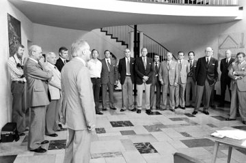Ansprache anlässlich der Eröffnung der neuen Bekohlungsanlage im Klöckner-Kraftwerk Castrop-Rauxel. Juni 1976.