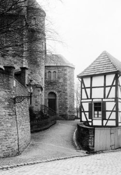 Herdecke 1924 - Aufgang zur ev. Stiftskirche St. Marien
