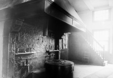 Herdecke 1910 - Kamin in Overbergs Küche (ohne Standortangabe)