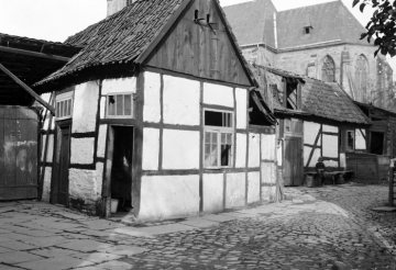 Herdecke 1917 - Fachwerkhäuser am "Krähenloch"