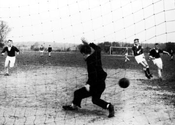 Fußballspiel der A-Jugend des SV Rinkerode, 1965/1966.