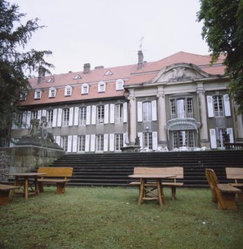 Haus Ende, gartenseitige Front - Sitz der Zivildienstschule, Ortsteil Ostende