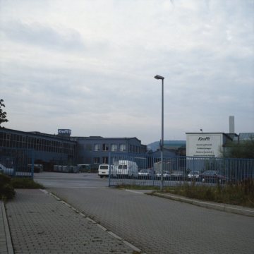 Firma Krefft, Hersteller von Küchenmaschinen: Werkstor an der Mühlenstraße