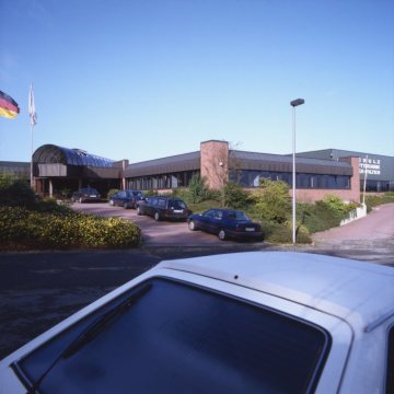 Modernes Bürogebäude der Firma ATEX Filter im Gewerbegebiet Stefansbecke II.