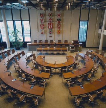 Sitzungssaal des Rathauses