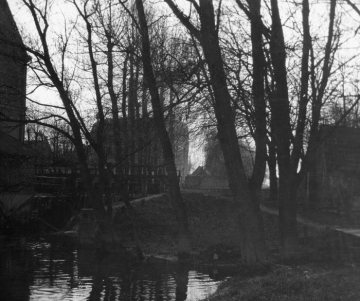 Flusslauf der Werse an der Rubberts Mühle vorbei, Ahlen 