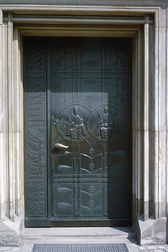 St. Petri-Kirche: Die Bronzetür des Südportals