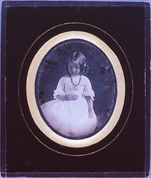 Anna Minna von Lichenau (?). Daguerreotypie.