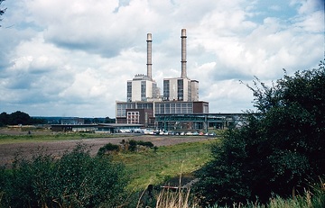 Kraftwerk der Chemischen Werke Hüls GmbH (Hüls AG) nahe des Wesel-Datteln-Kanals