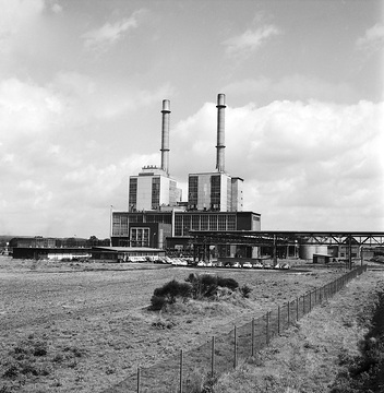 Kraftwerk der Chemischen Werke Hüls GmbH (Hüls AG) nahe des Wesel-Datteln-Kanals