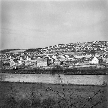 Panoramablick auf Wickede, undatiert, um 1963.