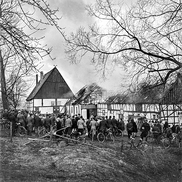 Brand auf dem Schmitzhof, 1943.
