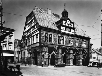 Das Rathaus am Markt: Vorder- und Seitenfront
