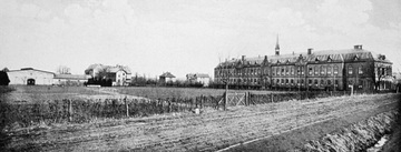 Provinzial-Heilanstalt Lippstadt-Eickelborn, gegründet 1882, später Westfälische Klinik für Psychiatrie Lippstadt. Undatiert, um 1920?