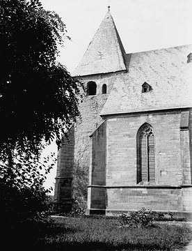 Evangelische Pfarrkirche St. Viktor, Romanik, 13. Jahrhundert, um 1920?