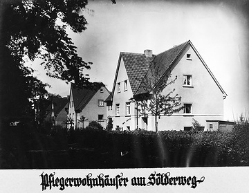 Provinzial-Heilanstalt Aplerbeck, Dortmund, gegründet 1897 - Pflegewohnhäuser am Solderweg (später Westfälische Klinik für Psychiatrie Aplerbeck)