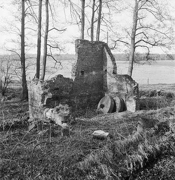 Ruine der alten Wassermühle im Tiergarten in Raesfeld, im 17./18. Jh. Jagdpark der Adelsfamilie von Velen