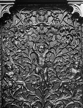 St. Paulus-Dom: Bronzetür der Vikariensakristei