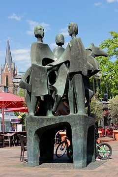 Bottrop: Denkmal auf dem Pferdemarkt in der Innenstadt