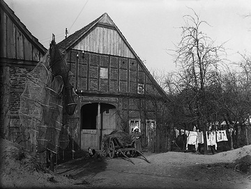 Bauernhaus in Fachwerk-Backstein-Bauweise (Steinhude, Niedersachsen)