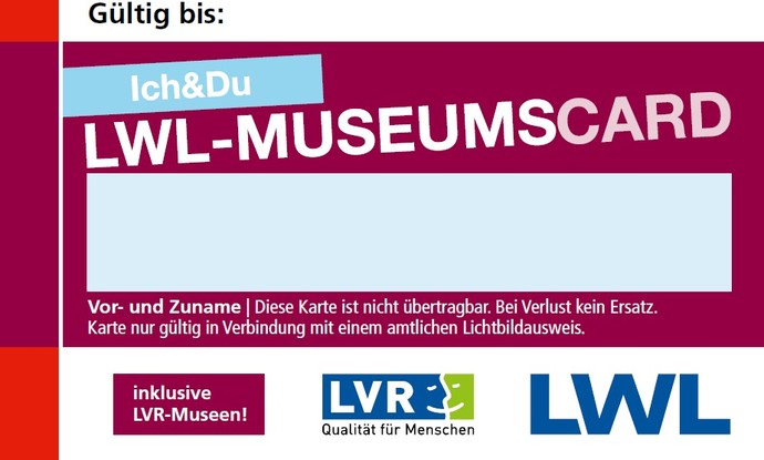 Abbildung der LWL-MuseumsCard
